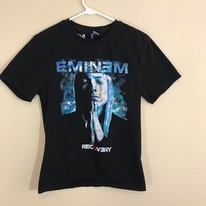 Black 2013 Eminem Recovery Praying Hands Tee Sz XS